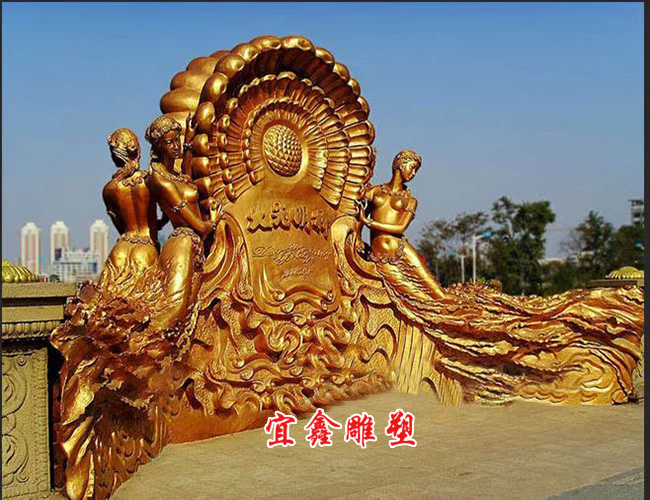天津大光明铜雕塑